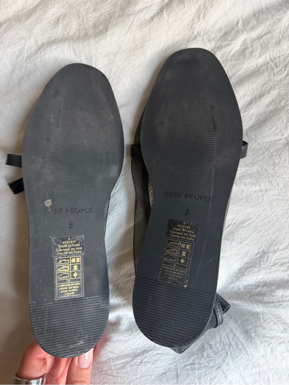 Free People Mesh Mania Bow Flats - Picture 4 of 5